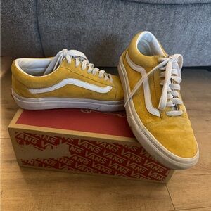 Vans Yellow Suede Women’s Shoes